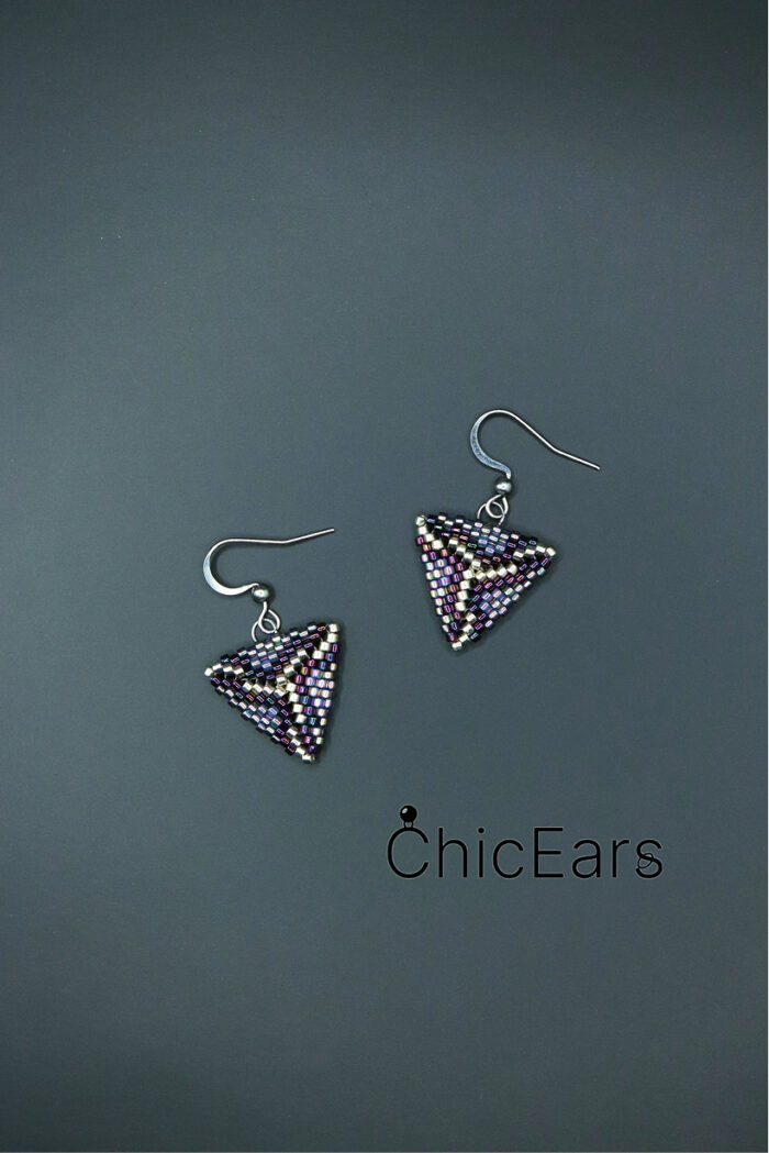 Серьги "Змеиная кожа" (вариативные) — изображение 2