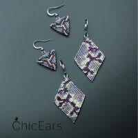 Серьги "Змеиная кожа"