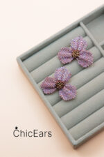 Серьги-цветы