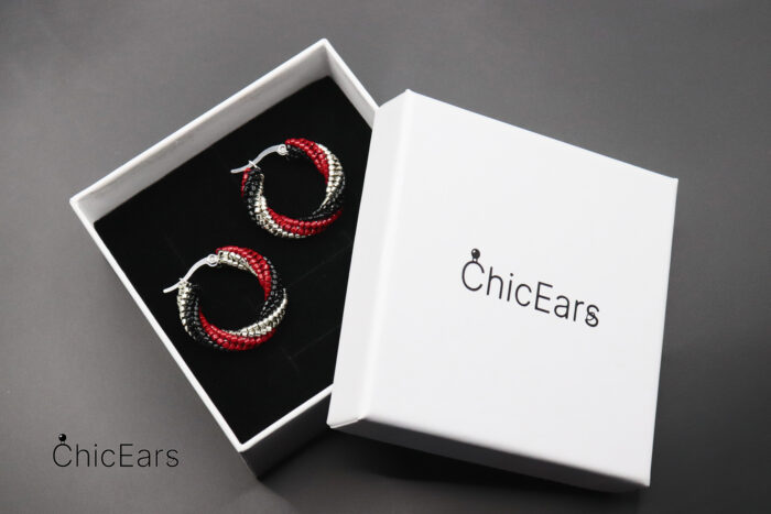 Серьги "Красные маки" — изображение 2