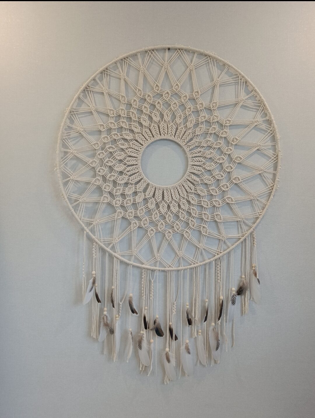 1000035992 Лена Макраме Ловец снов в технике макраме — настенное панно