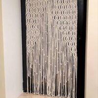 Штора макраме