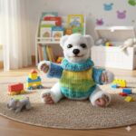 Медвежонок мягкая игрушка ручной работы