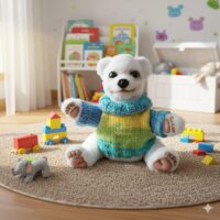 Медвежонок мягкая игрушка ручной работы