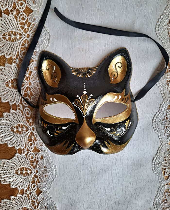 Карнавальная маска кошки, маска для косплея — изображение 4