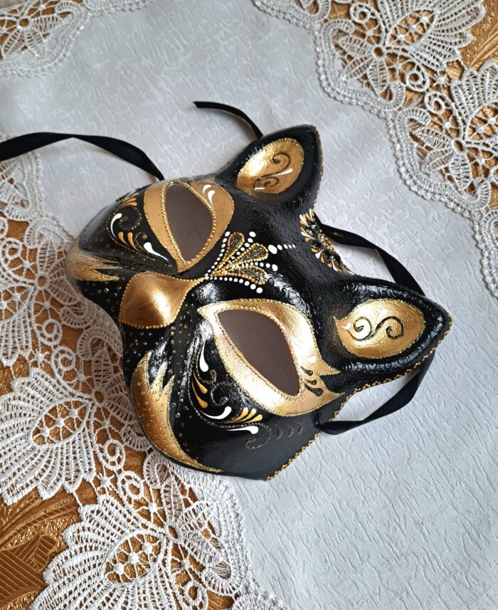 Карнавальная маска кошки, маска для косплея — изображение 2