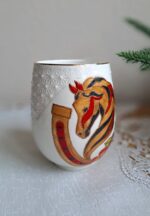 Год Лошади: кружка с ручной росписью, подарок на новый год — изображение 6