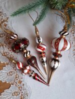 Ёлочные игрушки с ручной росписью в стиле МакКензи, ёлочные украшения — изображение 4