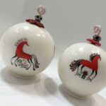 Свеча-шар "Мезенский конь", 240 г — изображение 5