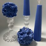 "Голубая Гортензия" набор свечей