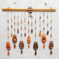 Декоративное настенное панно "Котики"