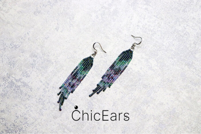 Серьги "Северное сияние" — изображение 2