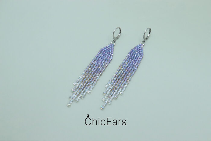 Серьги "Сиреневый май" — изображение 2