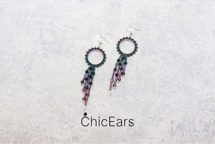 Серьги "Лунная ночь" — изображение 2