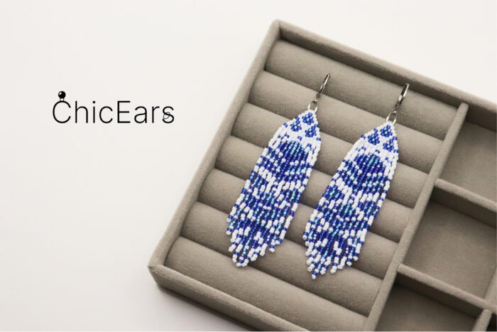 Серьги "Гжель" — изображение 2