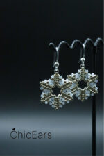 Серьги "Снежинки" (простые)