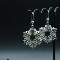 Серьги "Снежинки" (простые)