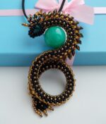 Кулон из бисера Дракон — изображение 8