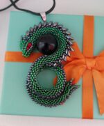 Кулон из бисера Дракон — изображение 2