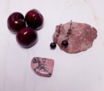 Серьги "Вкус наших желаний" с гранатом-альмандином