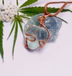 Кулоны с зеленым флюоритом: "Нежность сердца", "Глаз дракона", "Мятный леденец".