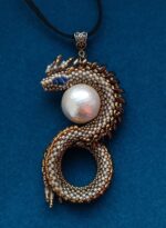 Кулон из бисера Дракон — изображение 7