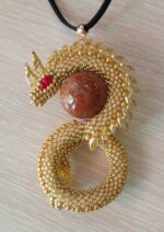 Кулон из бисера Дракон — изображение 3