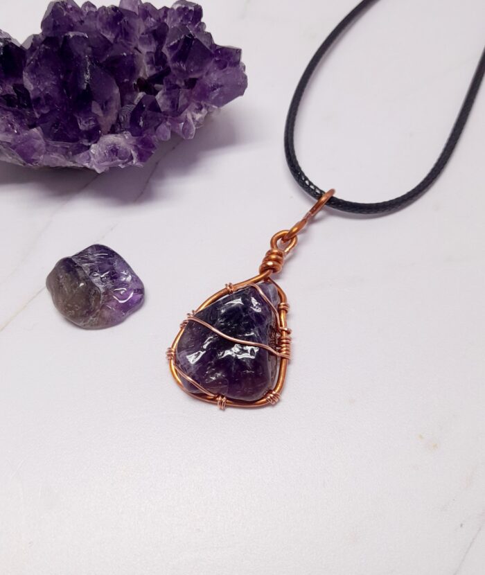 Кулон "Фиалковое небо" с аметрином — изображение 2