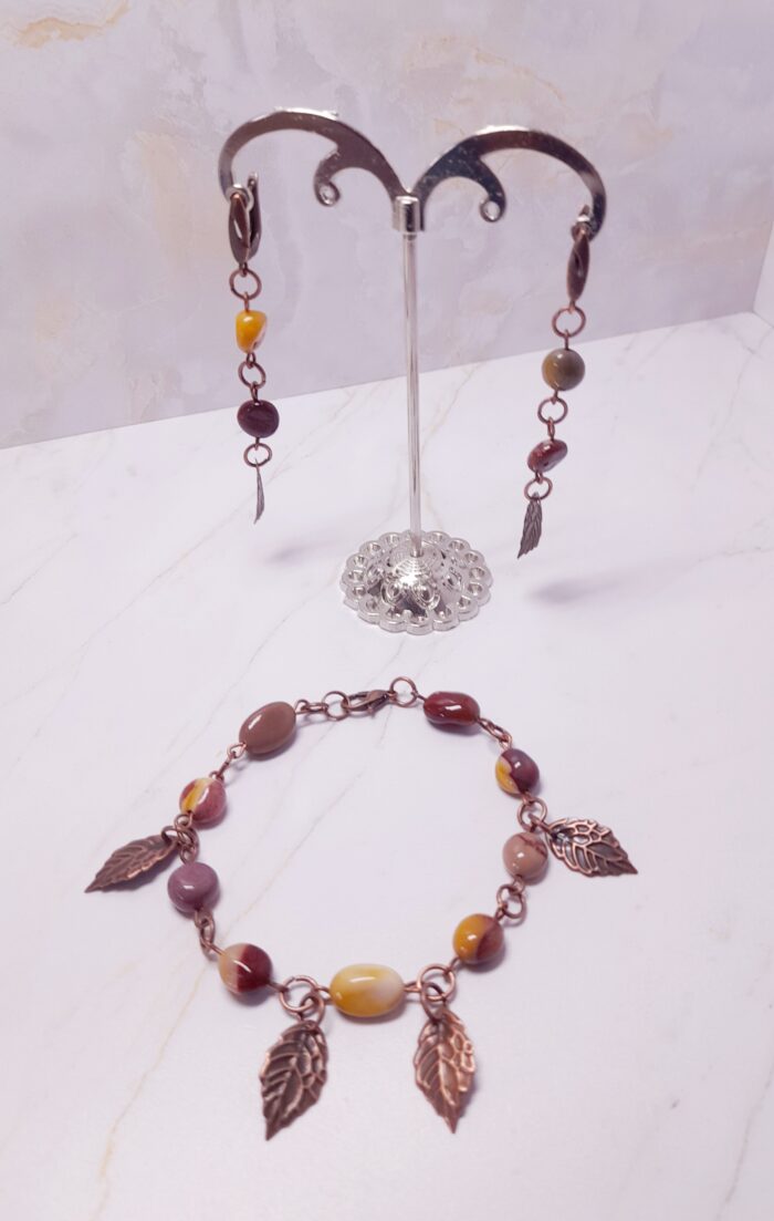 Браслет с яшмой Мукаит — изображение 4