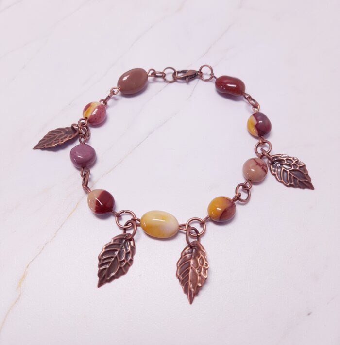 Браслет с яшмой Мукаит — изображение 2