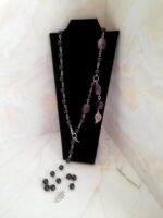 Колье- трансформер с гранатом-альмандином и аметистом — изображение 3