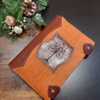 Кожаный блокнот