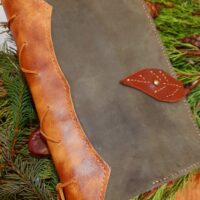 Кожаный блокнот