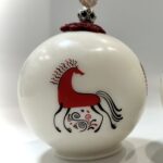 Свеча-шар "Мезенский конь", 240 г