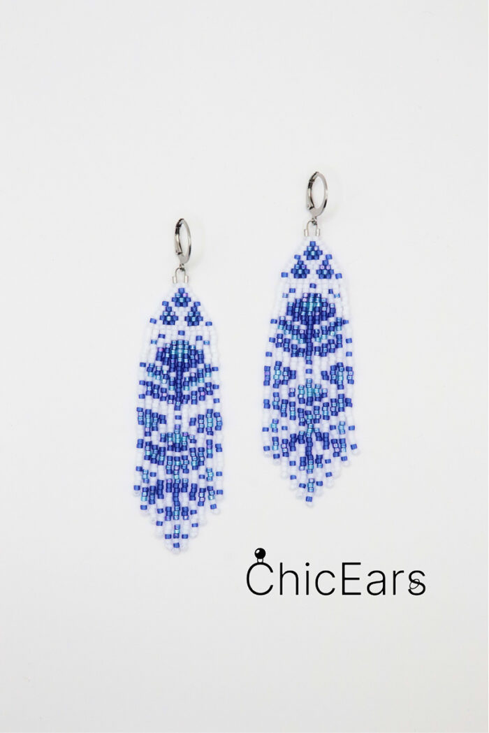 Серьги "Гжель" — изображение 5