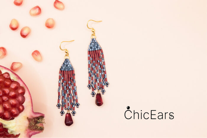 Серьги "Гранатики" — изображение 2