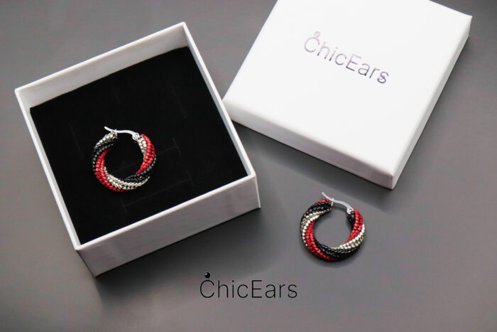 Серьги "Красные маки" — изображение 3