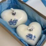 Набор свечей "Голубые цветы"