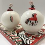 Свеча-шар "Мезенский конь", 240 г — изображение 3