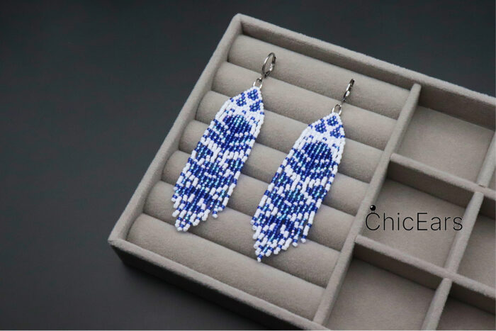 Серьги "Гжель" — изображение 4