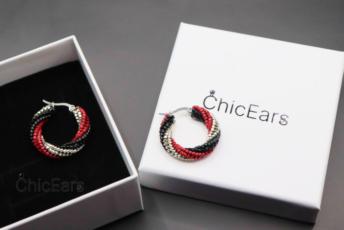 Серьги "Красные маки" — изображение 4