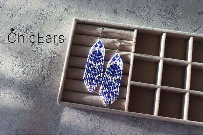 Серьги "Гжель" — изображение 3