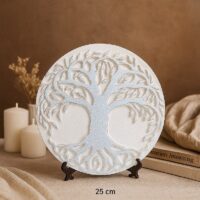 Гипсовое Панно "Дерево жизни" - настенный декор для интерьера, ручная работа