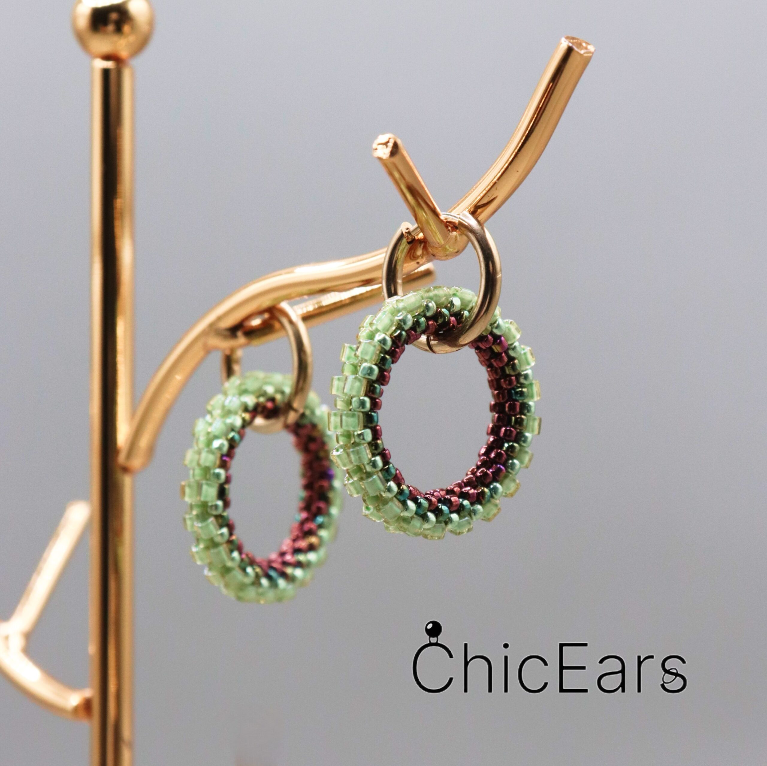 8.8327_2 Серьги-конго (вариативные) — изображение 1