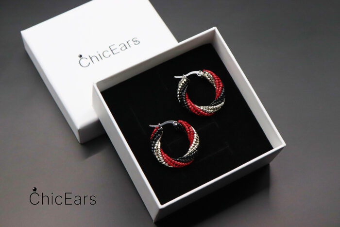 Серьги "Красные маки" — изображение 8