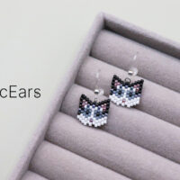 Серьги "Котики"