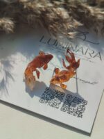Серьги - гвоздики "Рыбки" — изображение 12
