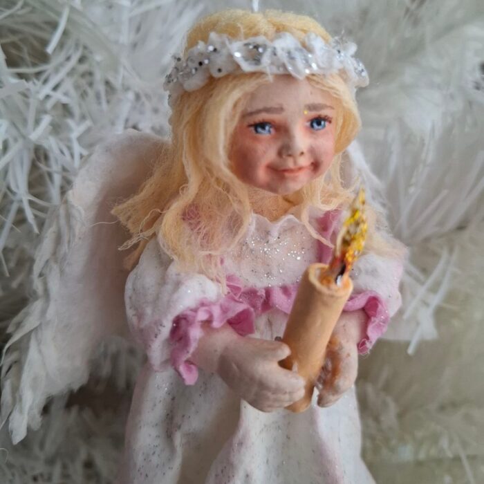 Ватная игрушка "Свет ангела" — изображение 2