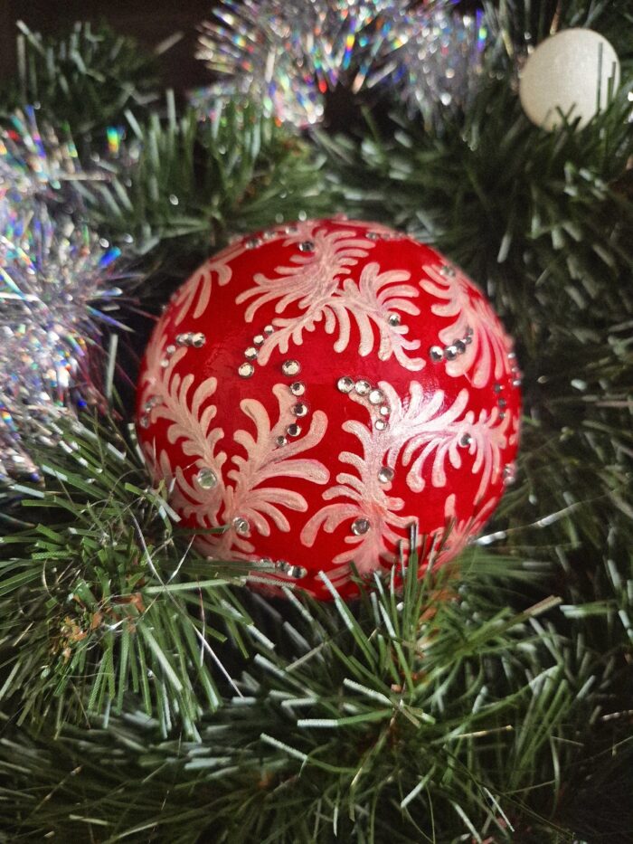 Ёлочная игрушка Новогодний шар — изображение 5