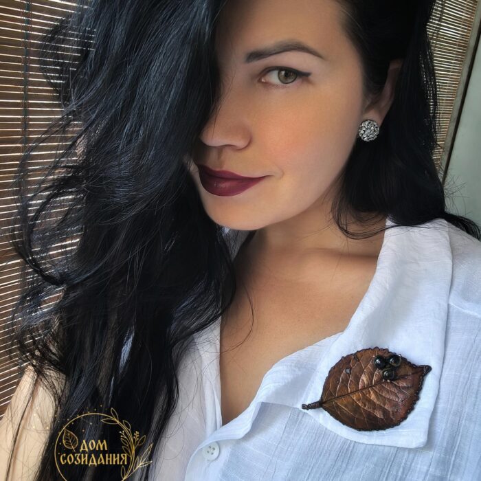 Брошь | "Черевишневый шепот" | — изображение 5